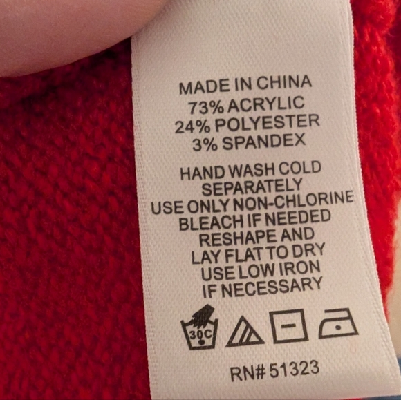 Red 'MERRY' Christmas Sweater - Picture 4 of 4